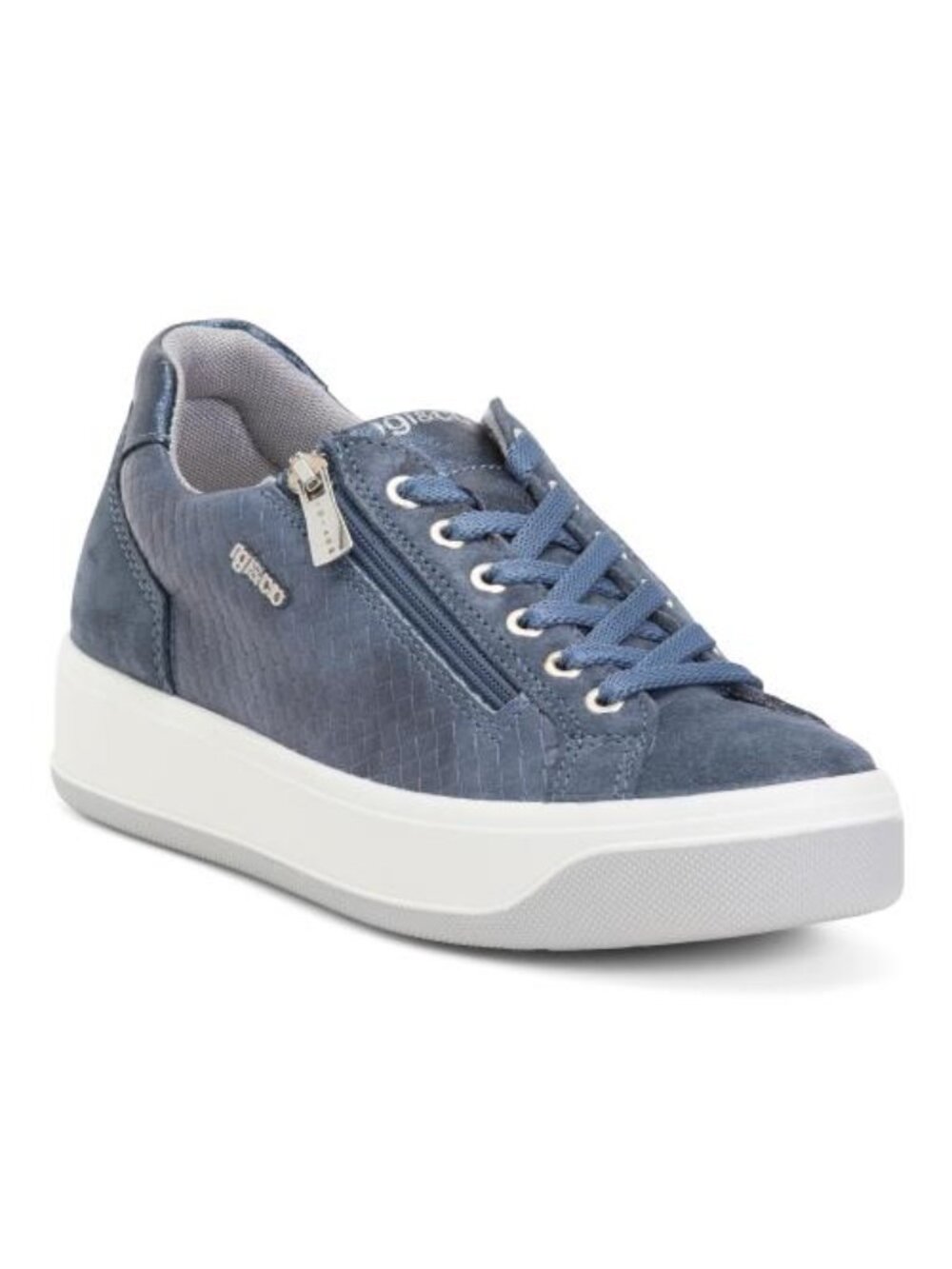 IGI&CO Made In Italy Leather Snake Sneakers